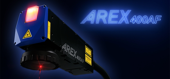 AREX400 AF - 간편한 다단 마킹. 가장 좁은 공간에도 완벽하게 적용. 제한 없는 자동화.